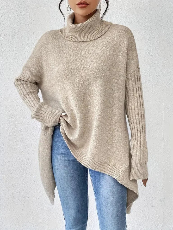 Women's Oversized Turtleneck Sweater