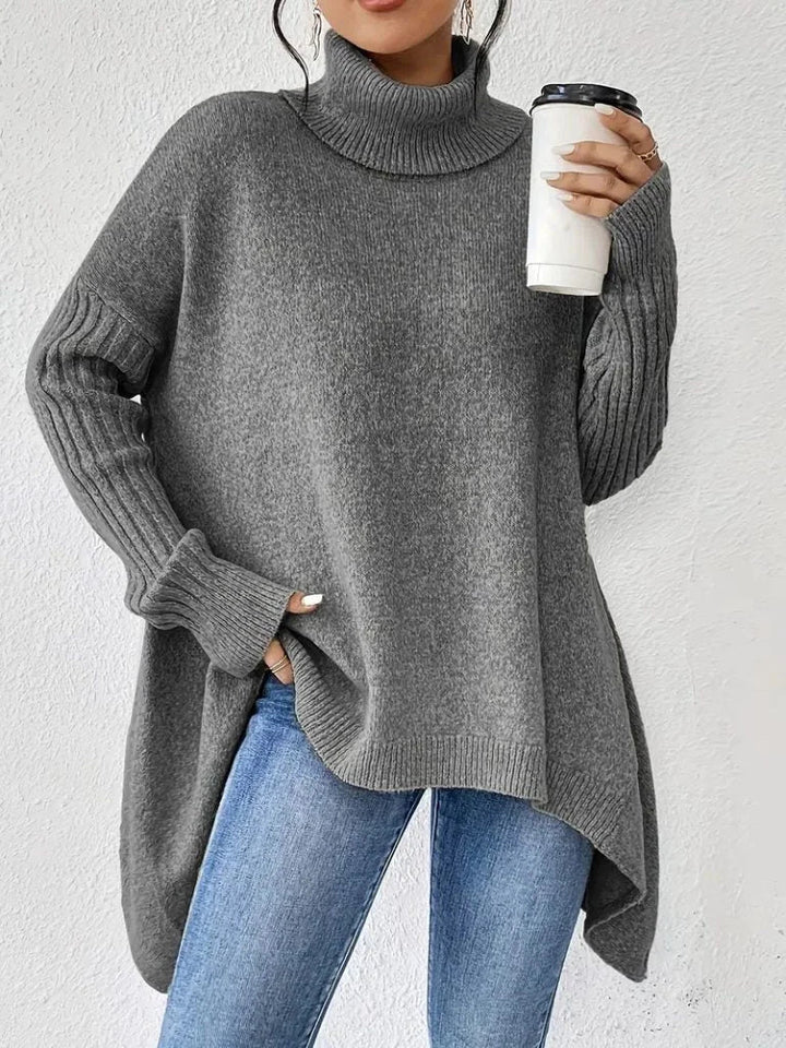 Women's Oversized Turtleneck Sweater