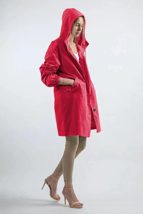 Women's Oversized Water-Resistant Windbreaker