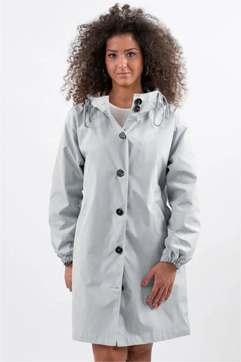 Women's Oversized Water-Resistant Windbreaker