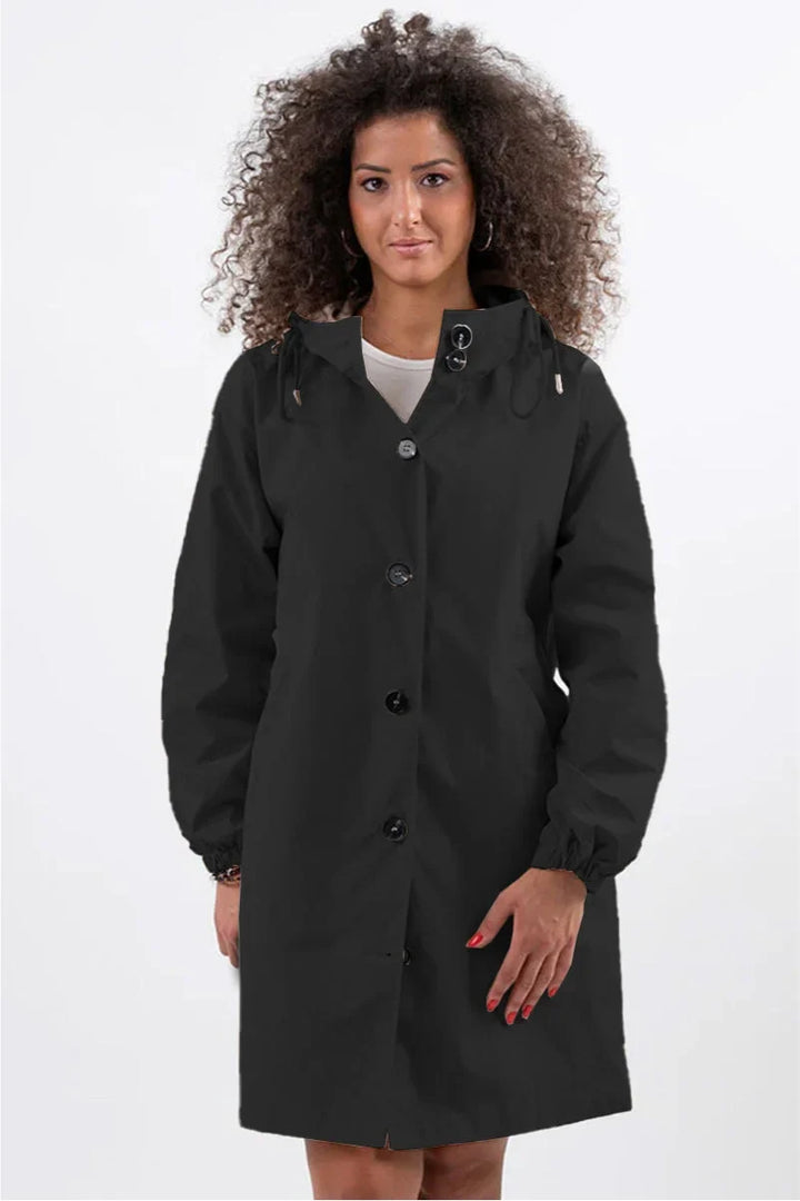 Women's Oversized Water-Resistant Windbreaker