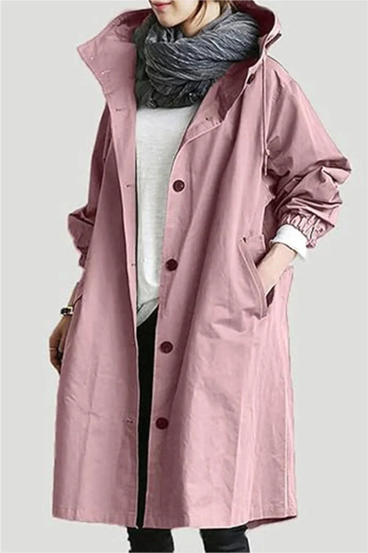 Women's Oversized Water-Resistant Windbreaker