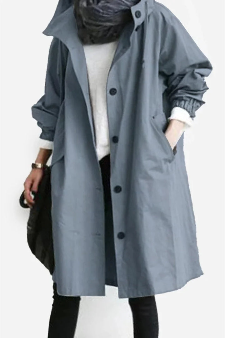 Women's Oversized Water-Resistant Windbreaker