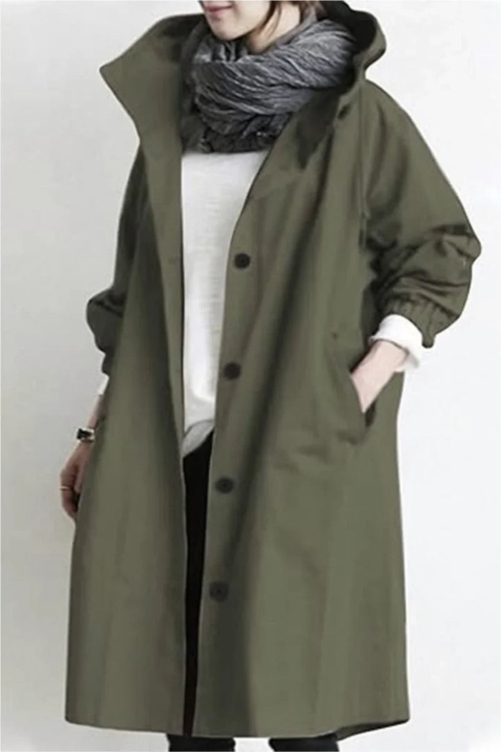Women's Oversized Water-Resistant Windbreaker
