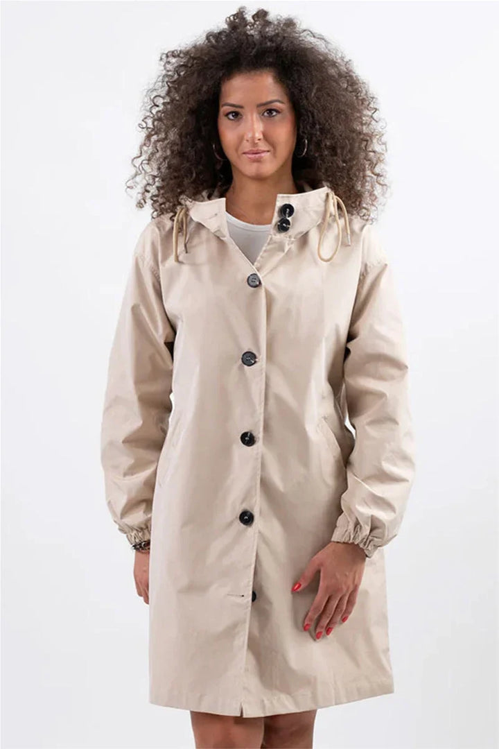 Women's Oversized Water-Resistant Windbreaker