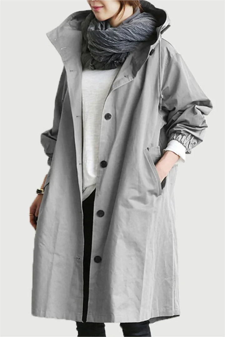 Women's Oversized Water-Resistant Windbreaker