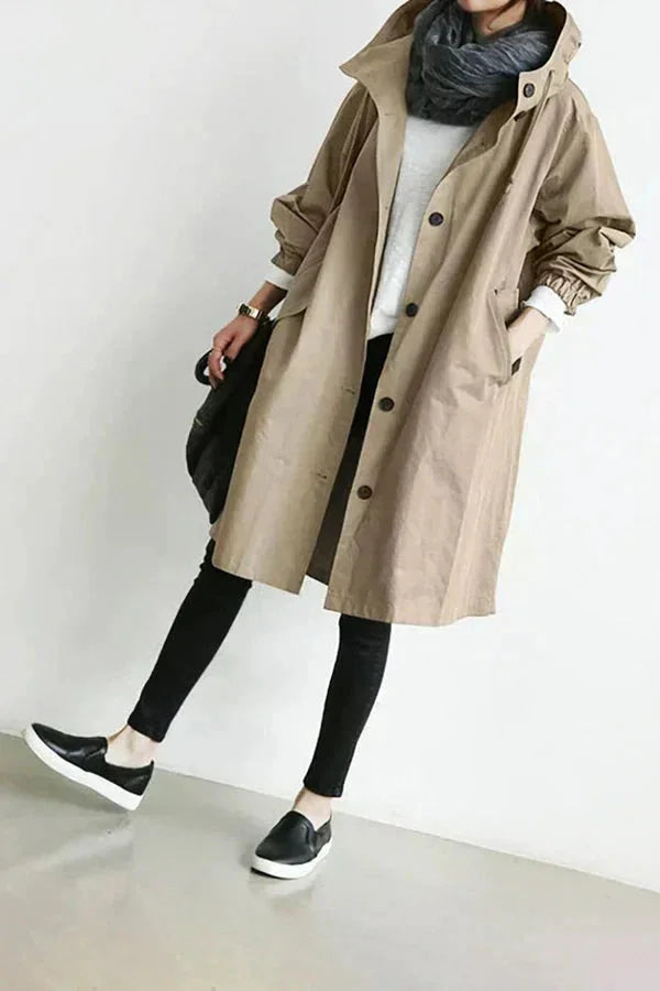 Women's Waterproof Oversized Trench Coat