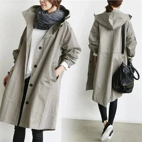 Women's Waterproof Oversized Trench Coat