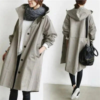 Women's Waterproof Oversized Trench Coat