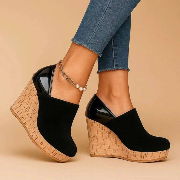 Women's Platform Wedge Ankle Booties