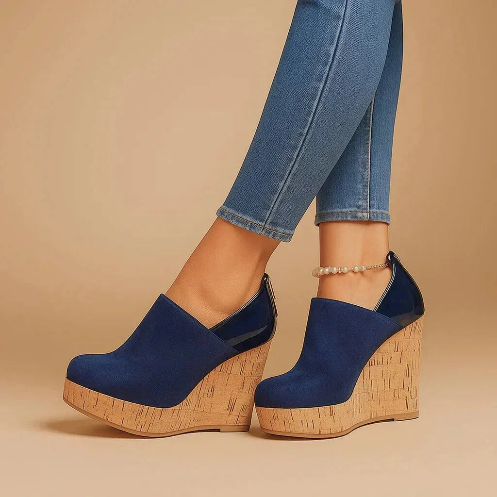Women's Platform Wedge Ankle Booties