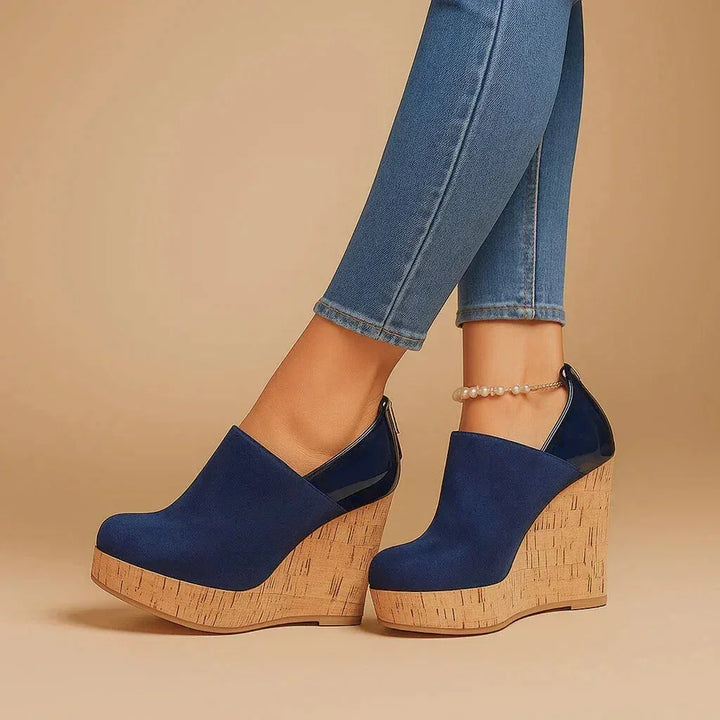 Women's Platform Wedge Ankle Booties