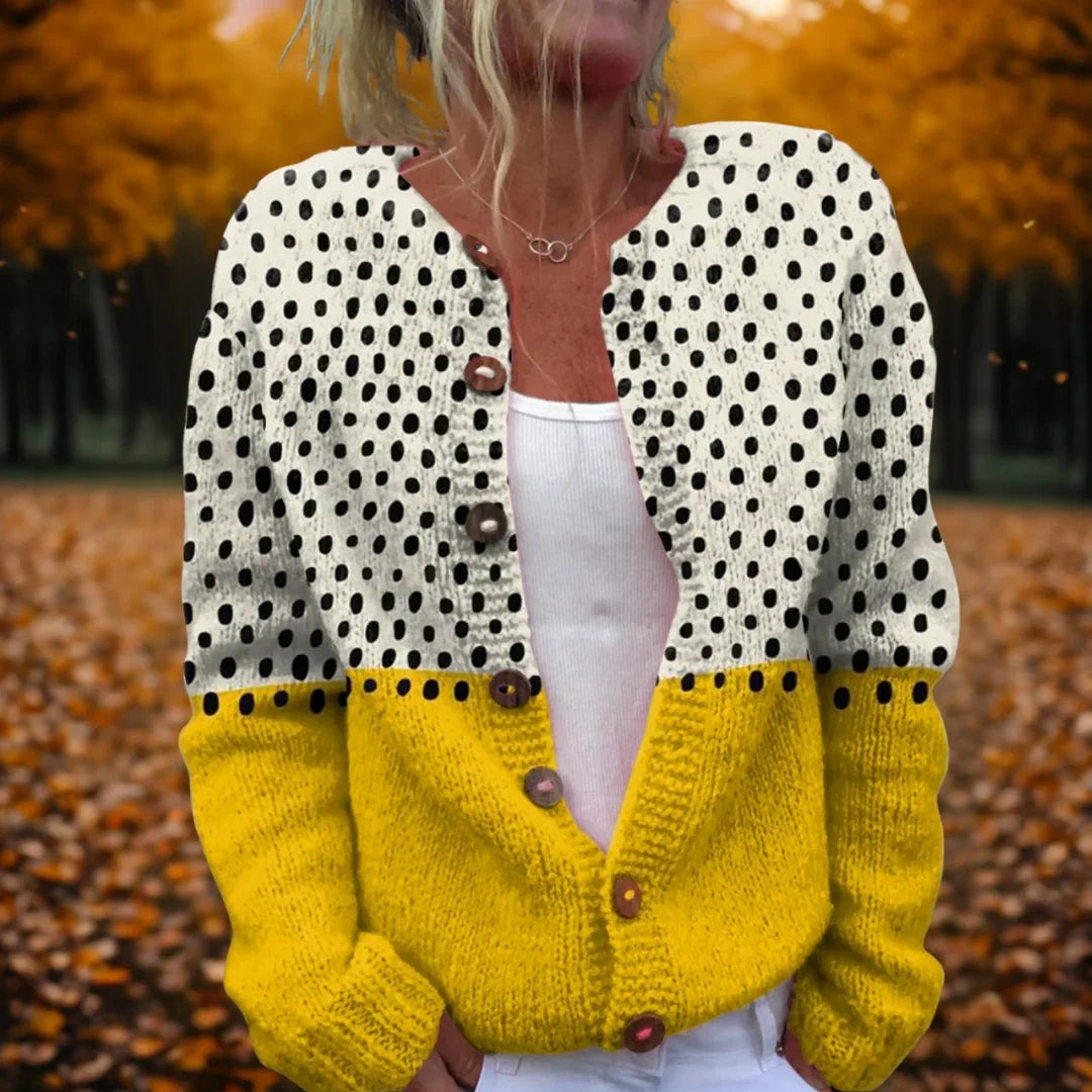 Women's Polka Dots Cardigan