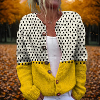 Women's Polka Dots Cardigan
