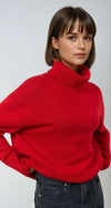Women's Jumper – Oversized Roll-Neck Knit