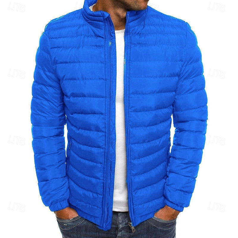 Lightweight Quilted Zip-Up Jacket with Secure Side Pockets