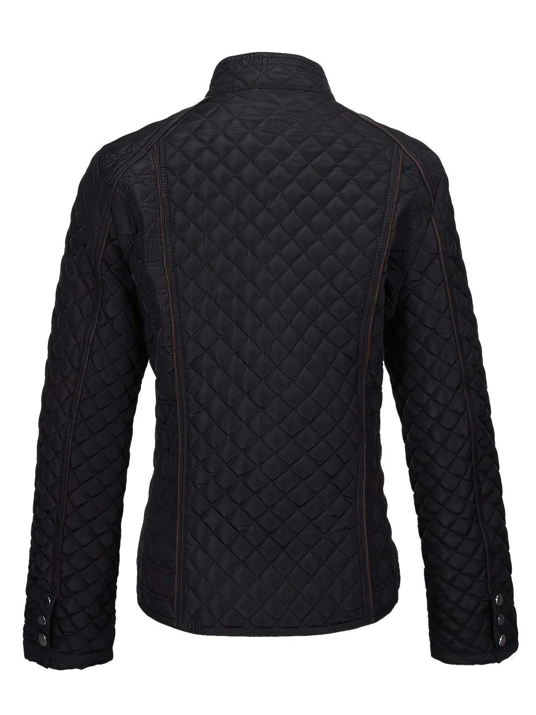 Women's Quilted Jacket – Stand Collar