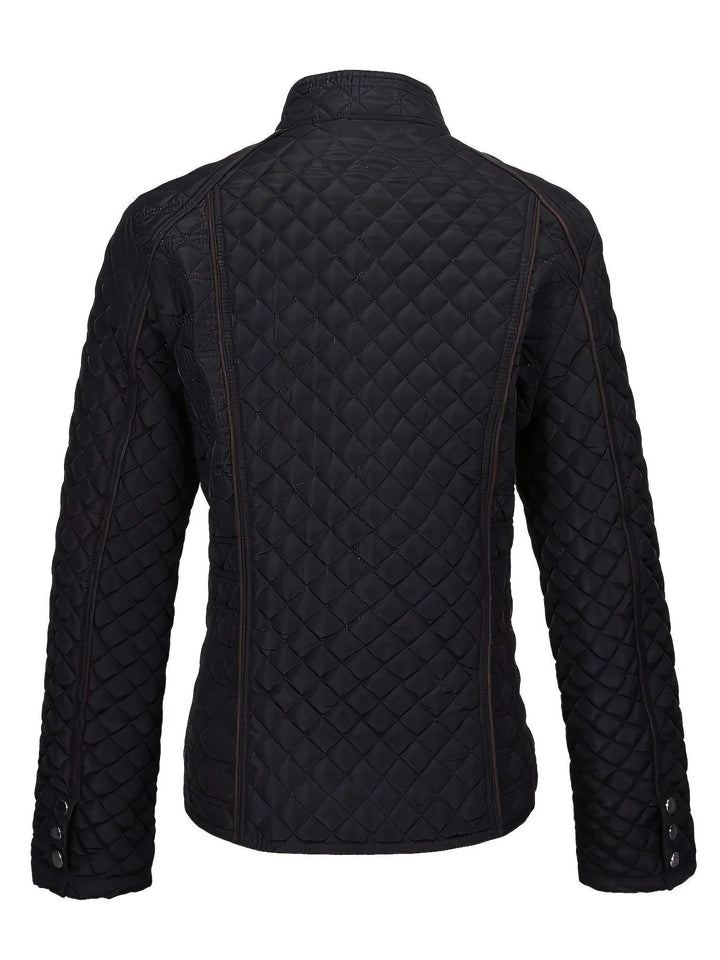 Women's Quilted Jacket – Stand Collar