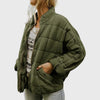 Women's Quilted Oversized Bomber Jacket