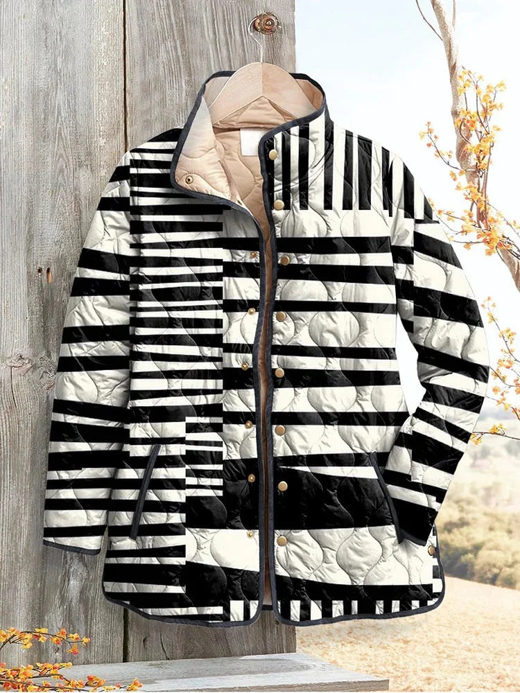 Women's Quilted Zip-Up Puffer Jacket