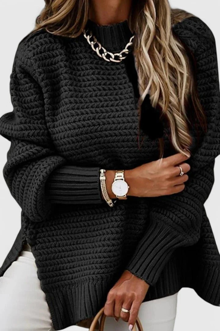 Women's Ribbed Knit Sweater Set