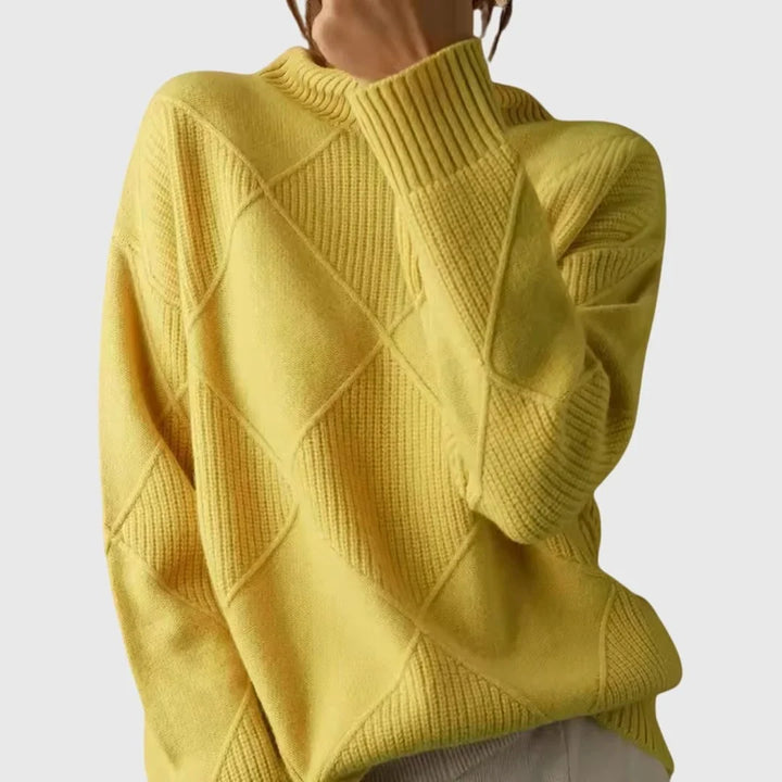 Women's Ribbed Knit Turtleneck Sweater