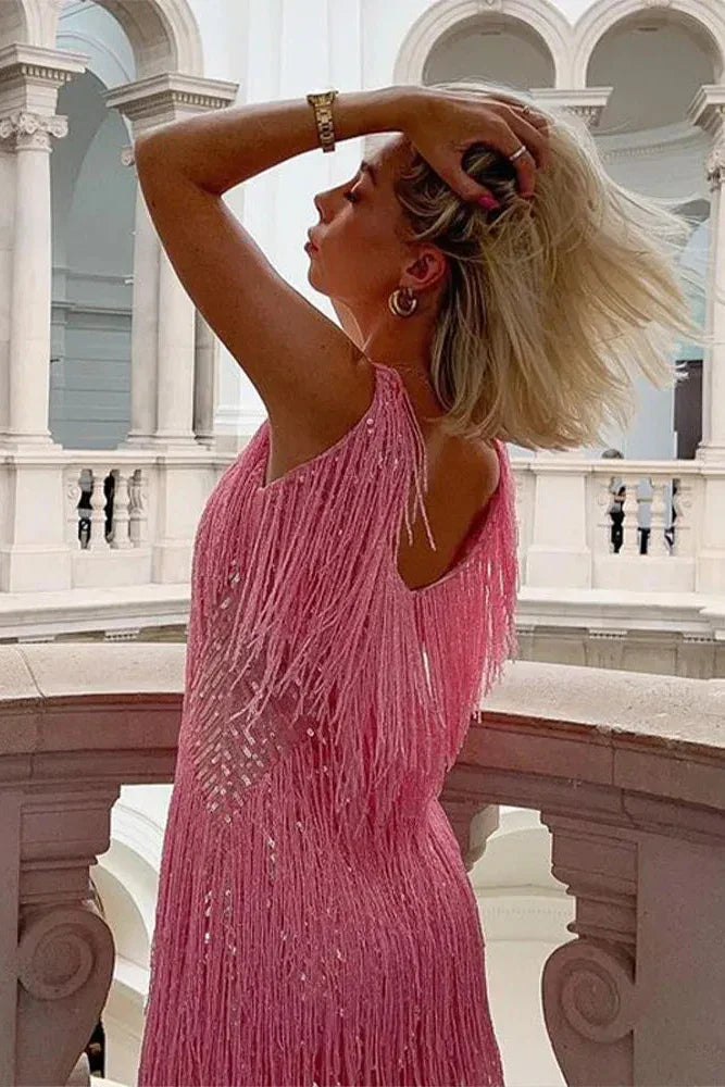 Women's Mini Dress – Sequin Christmas Party