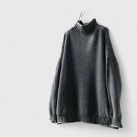 Women's Knit Roll Neck Jumper – Textured Body