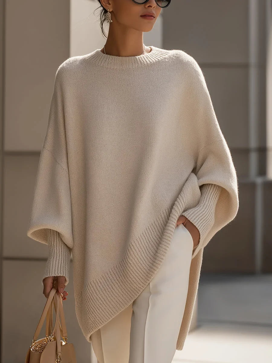 Women's Knitted Jumper, Oversized Wool Blend