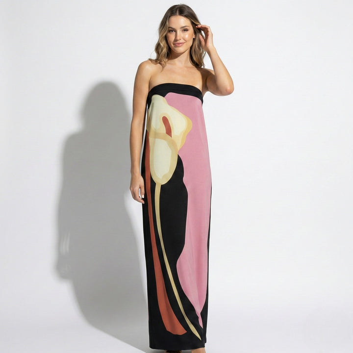 Women's Strapless Maxi Dress - Sculpted Fit product image | Invictora.com