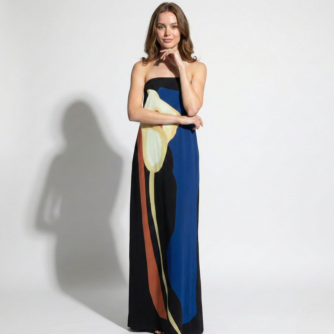 Women's Strapless Maxi Dress - Sculpted Fit product image | Invictora.com