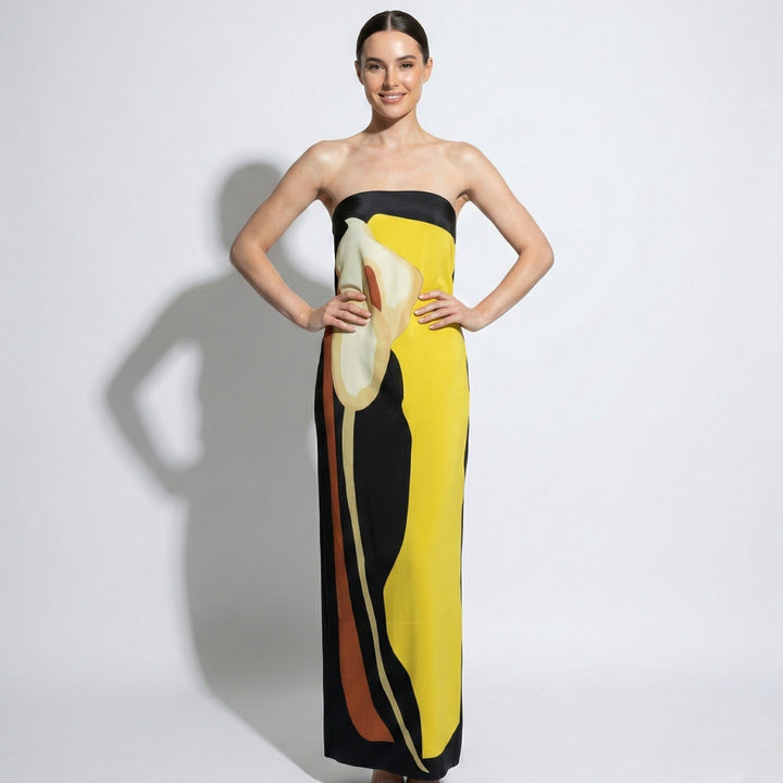 Women's Strapless Maxi Dress - Sculpted Fit product image | Invictora.com
