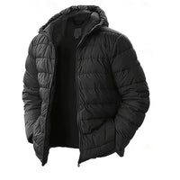 Lightweight Hooded Puffer Jacket with Pockets