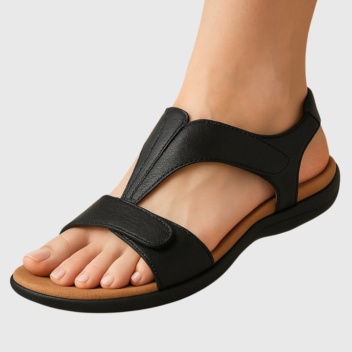 Women's Support Comfort Sandals - Leather Look product image | Invictora.com