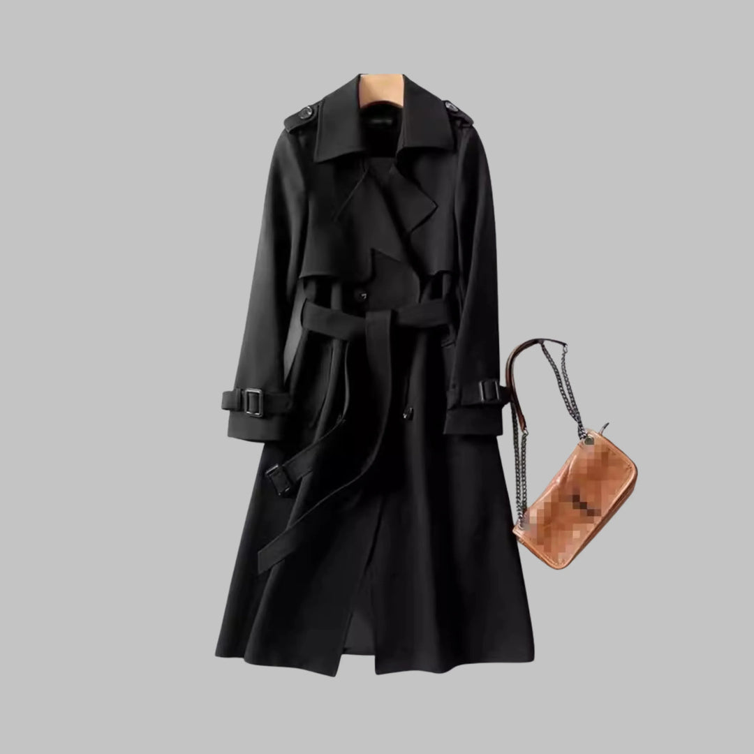Women's Knee-Length Loose Fit Coat