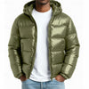 Relaxed Hooded Quilted Jacket with Full-Length Zip