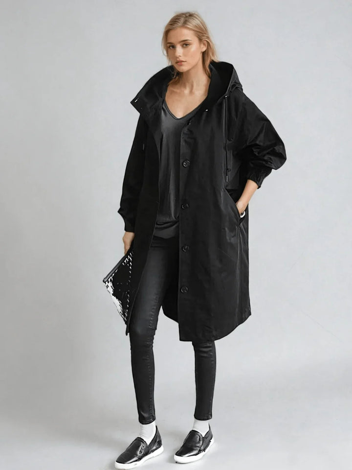 Women's Water Repellent Lightweight Trench Coat