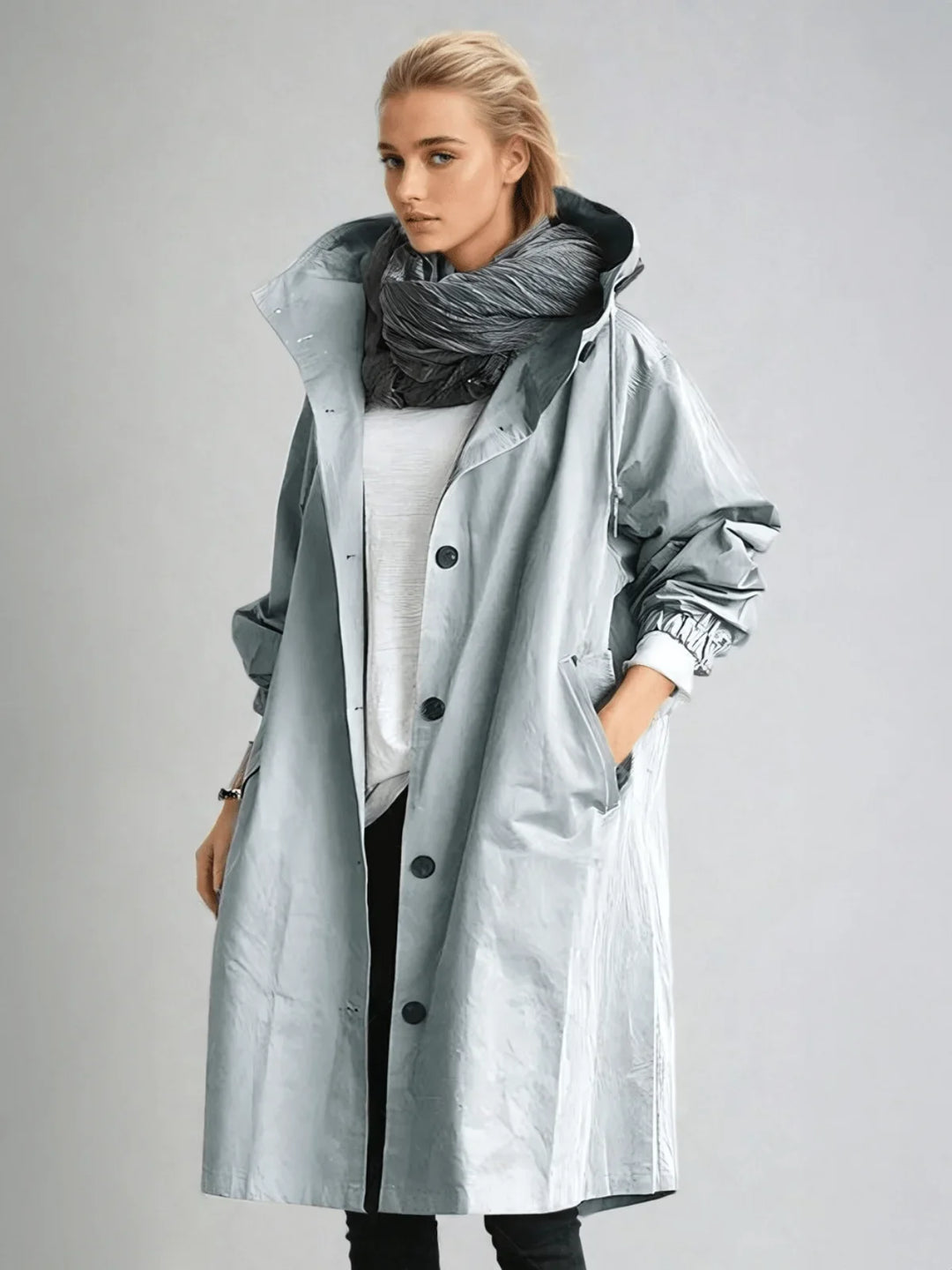 Women's Water Repellent Lightweight Trench Coat