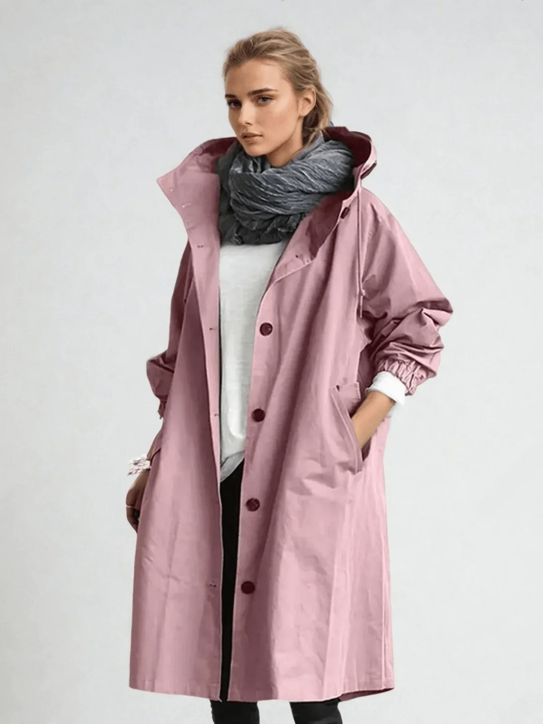 Women's Water Repellent Lightweight Trench Coat