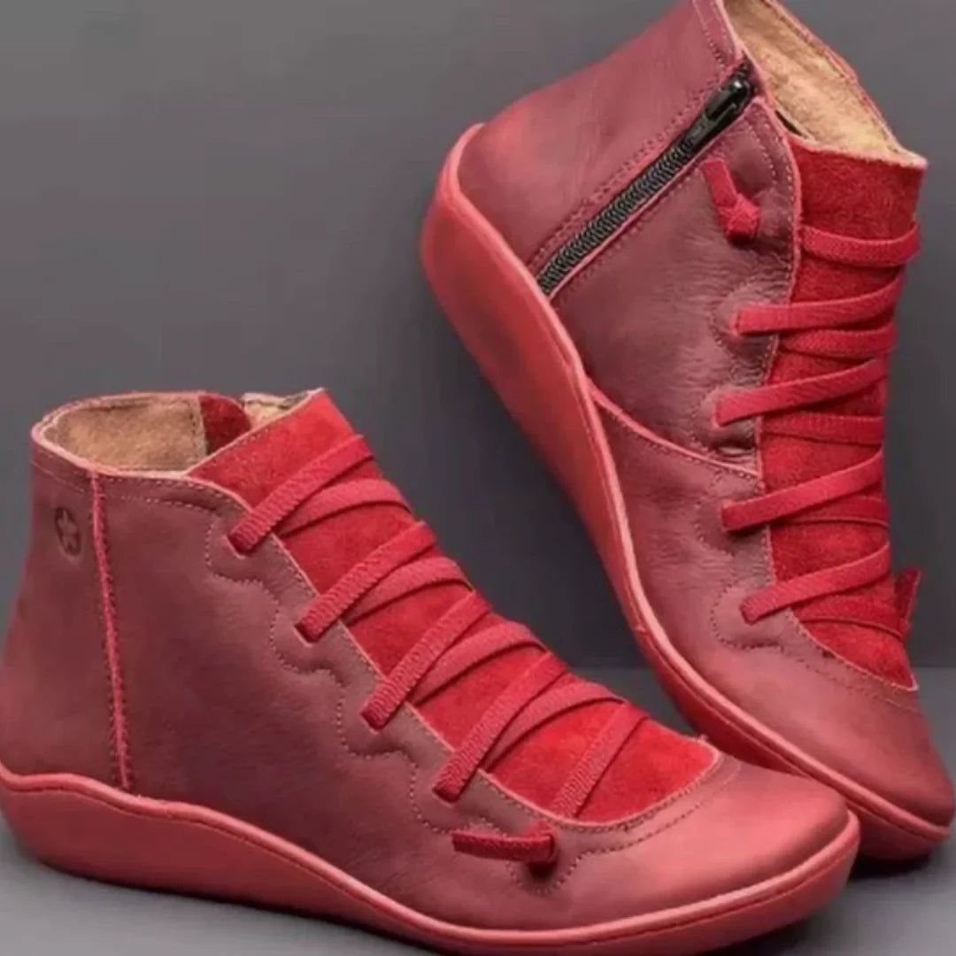 Women's Ankle Boots – Lace-Up Front For Casual Wear