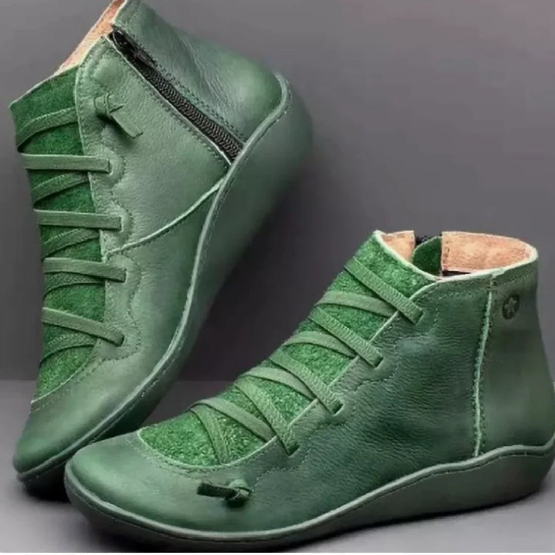 Women's Ankle Boots – Lace-Up Front For Casual Wear