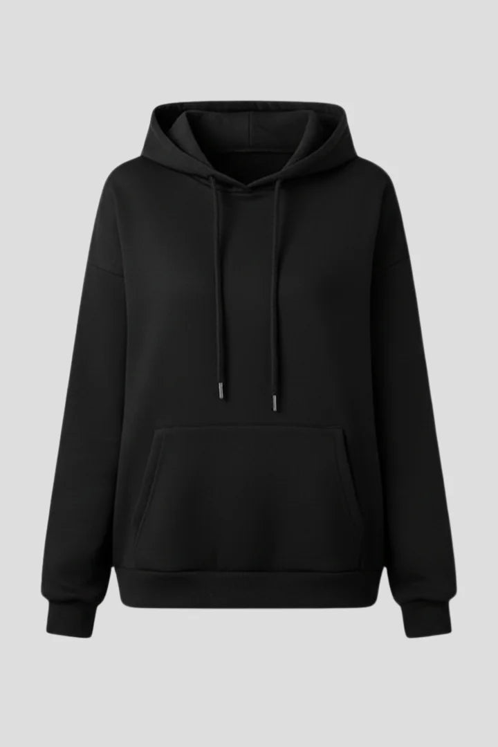 Women's Hoodie – Drawstring Hood And Front Kangaroo Pocket