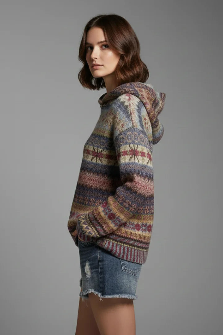 Women's Hoodie – Hood And Ribbed Cuffs