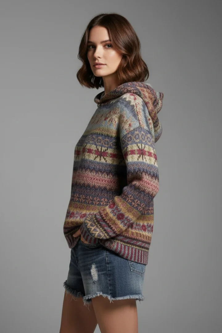 Women's Hoodie – Hood And Ribbed Cuffs