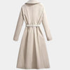 Women's Belted Classic Midi Trench Coat