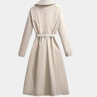 Women's Belted Classic Midi Trench Coat