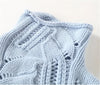 Women's Cable Knit Sweater Turtleneck Loose-Fit Pullover