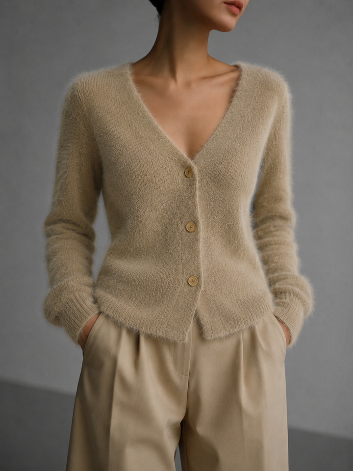 Women's Cardigan – Oversized Button-Up