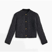 Women's Cardigan – Textured Button-Up