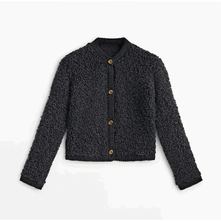 Women's Cardigan – Textured Button-Up